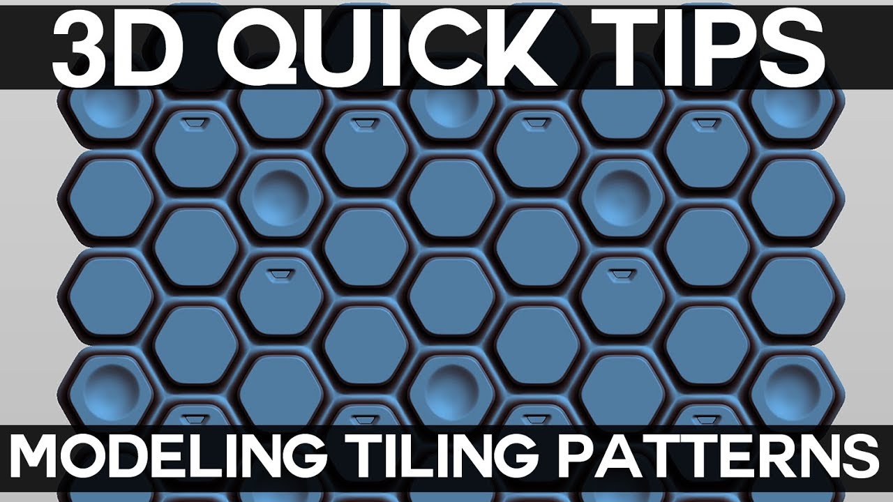 3D QUICKTIPS: Modeling Tiling Patterns