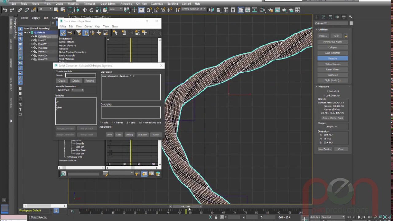 3DS Max Procedural Rope