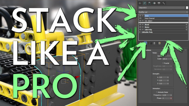 3DS Max Tips&Tricks: Stack Modifier