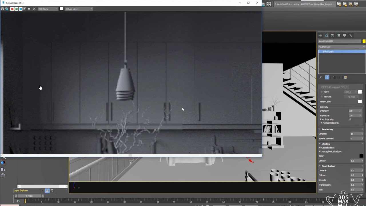 3dsMax & Arnold: Removing Noise