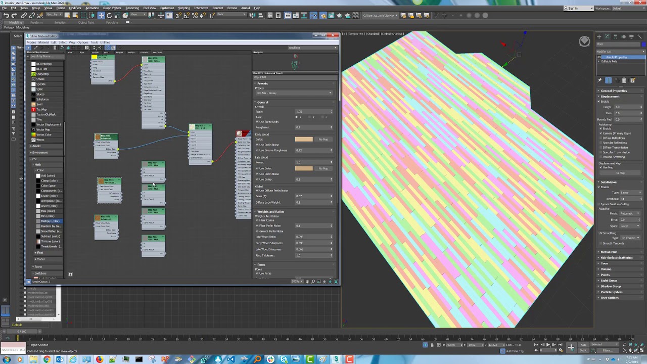 Creating a Hardwood Floor Map using OSL