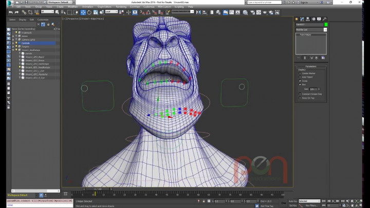 Facial Rigging Blended Morph 3/3 & Dorito Effect