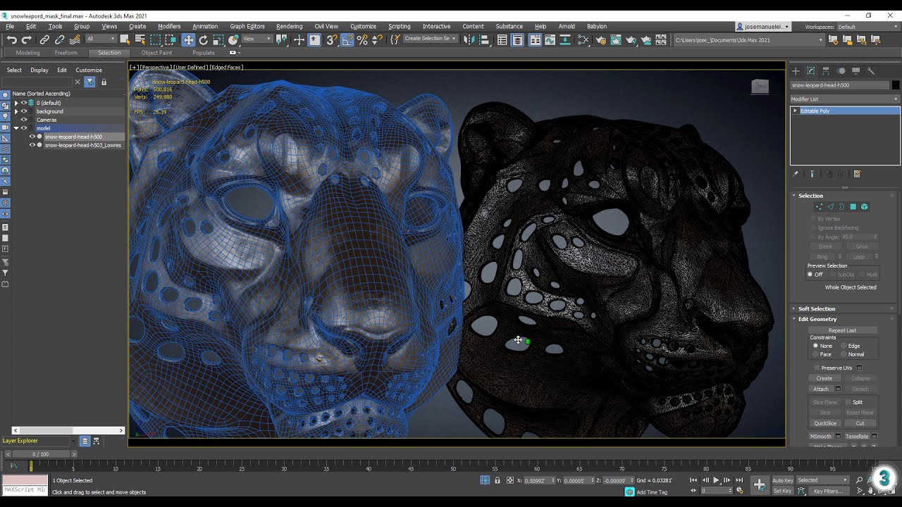 From Scanned Mesh to Final Shot with 3ds Max