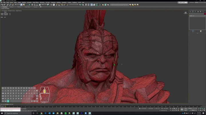 Gladiator Hulk Retopo