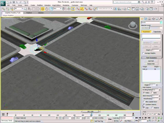 Path Constraints in 3ds Max 1/2 – Constraining Objects