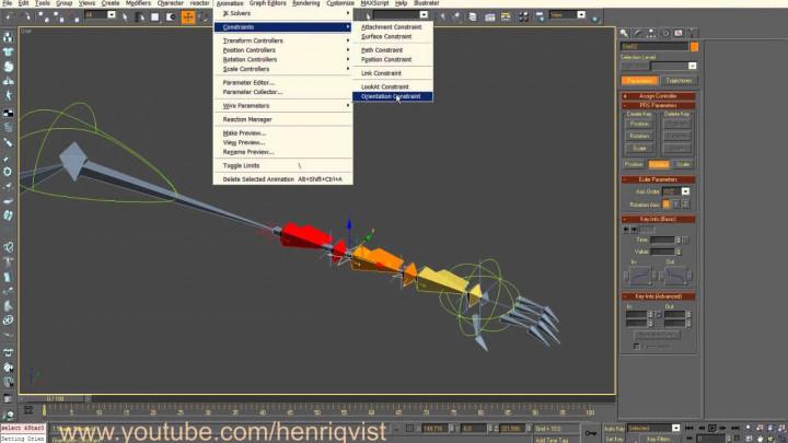 How To Rig An Auto-Twisting Forearm In 3DS Max