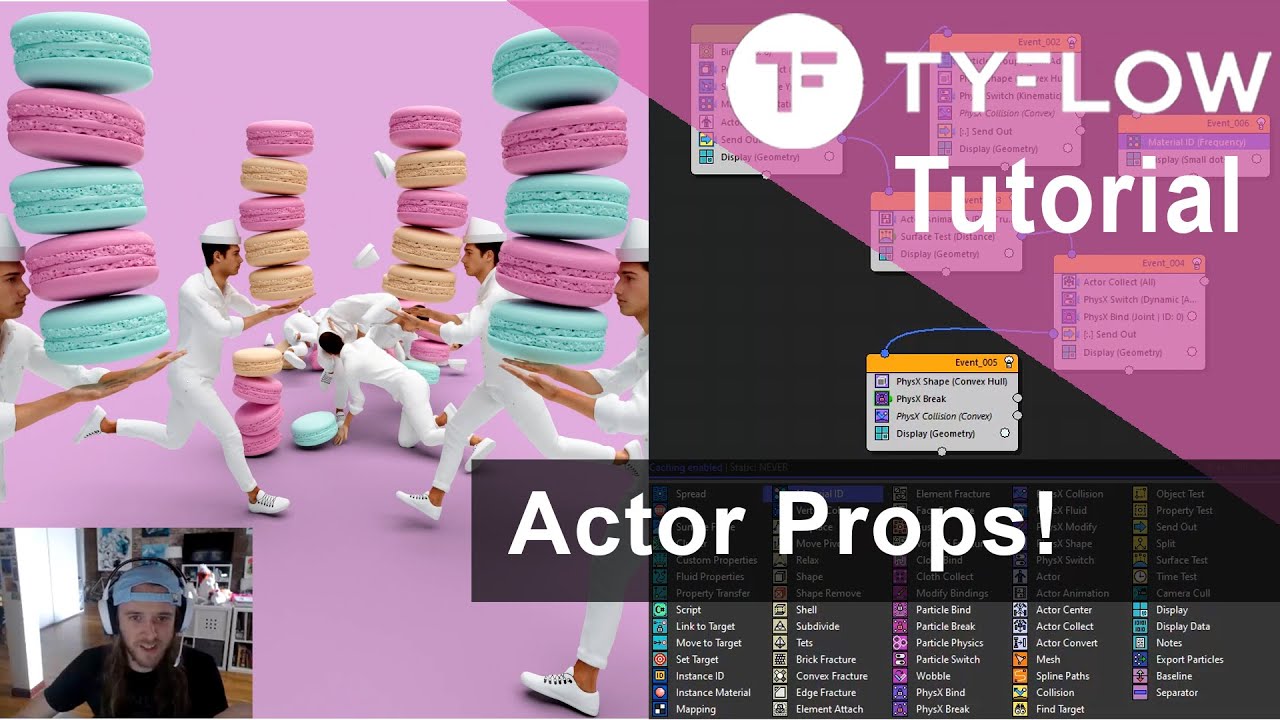 3ds Max + TyFlow TUTORIAL: Actor PROPS! + Scene Files