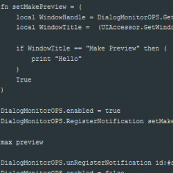Maxscript Archives - 3dsMaxTutorial.com