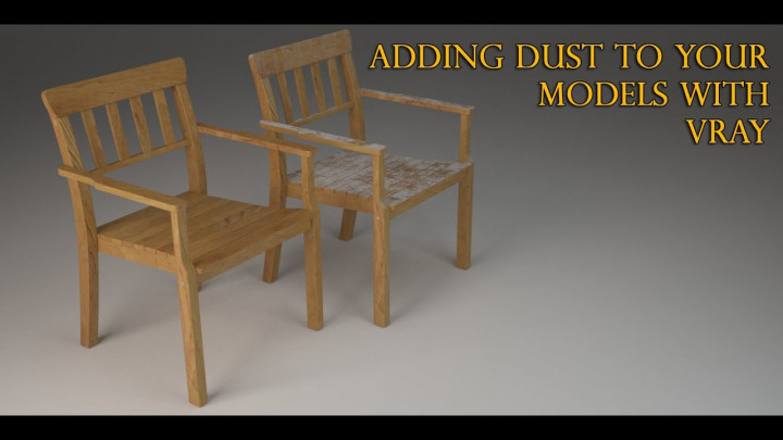 Adding Dust to your models with V-Ray