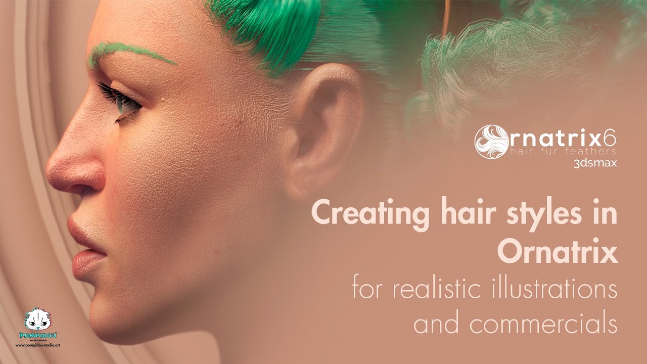 Creating Hair styles in Ornatrix