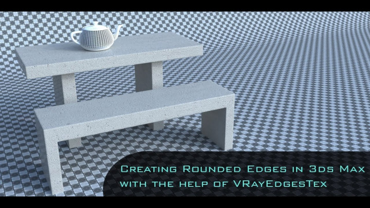 Creating Rounded Edges in 3ds Max with VRay Edge Texture