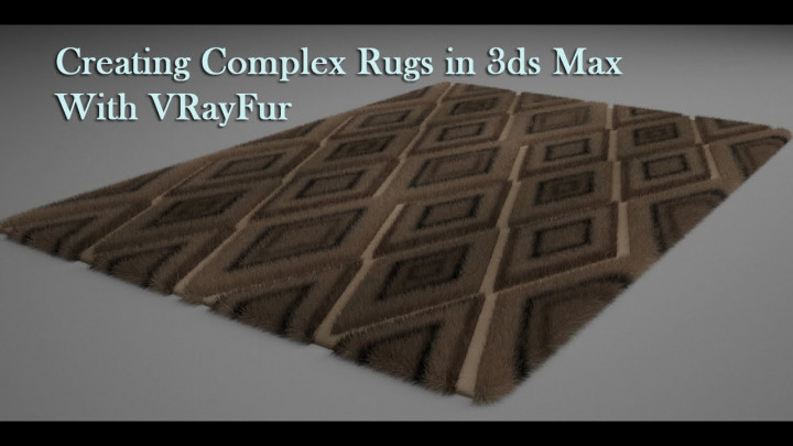 Creating Rugs with VRayFur