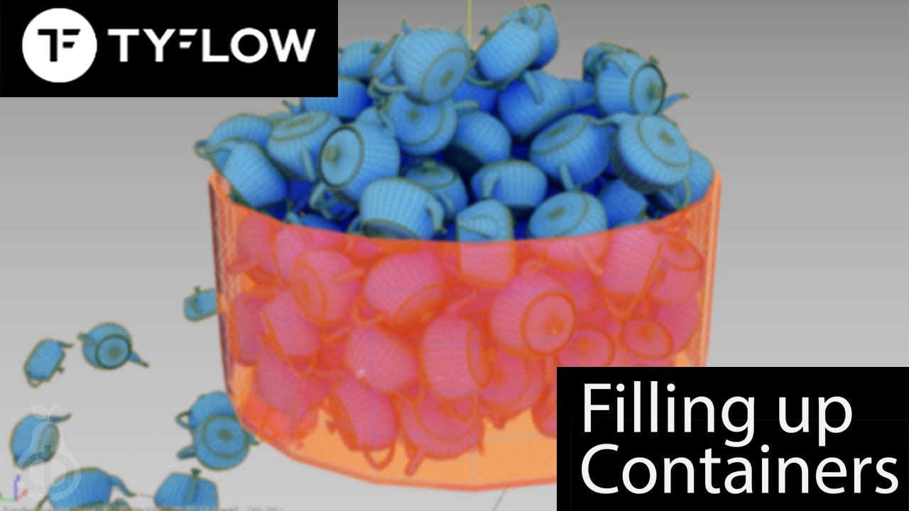 Filling up a containers | Tyflow – Easy