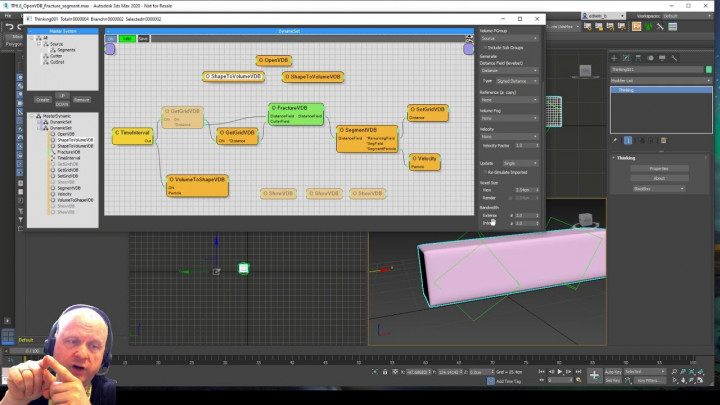 FractureVDB tutorial Drop 8 (thinkingParticles P2)