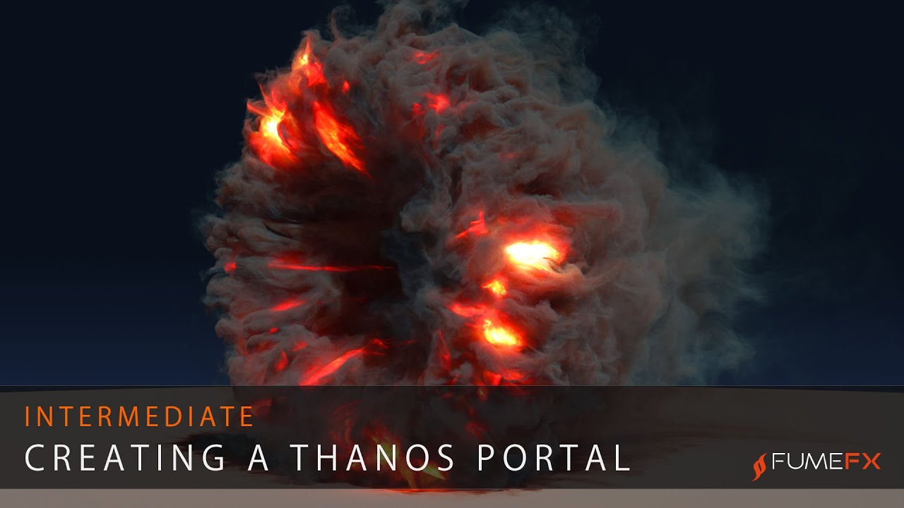 FumeFX Thanos Portal Tutorial