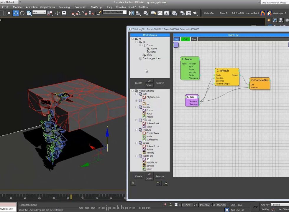 thinking particles 3ds max beginners