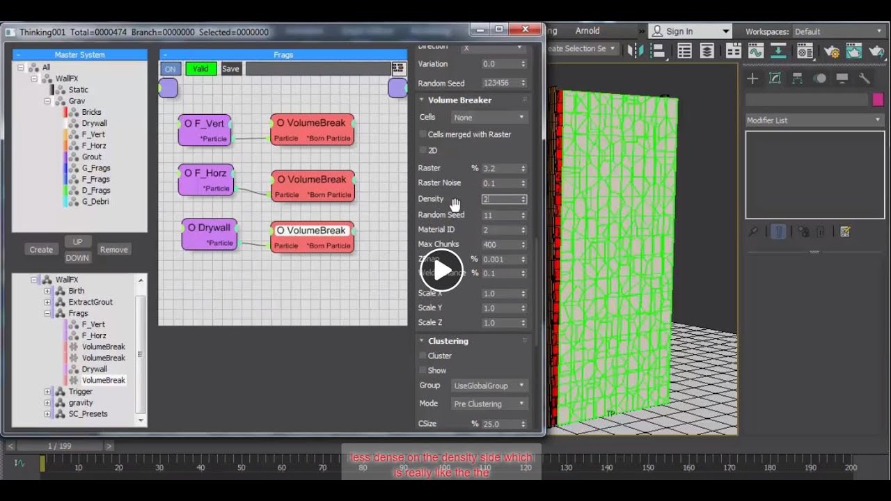 Joe Gunn: Thinking Particle Wall Destruction Tutorial