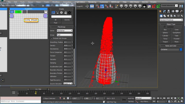 Joe Gunn thinkingParticles 6 Fluid Pour Fill Tutorial