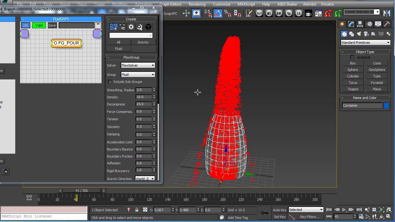 Joe Gunn thinkingParticles 6 Fluid Pour Fill Tutorial