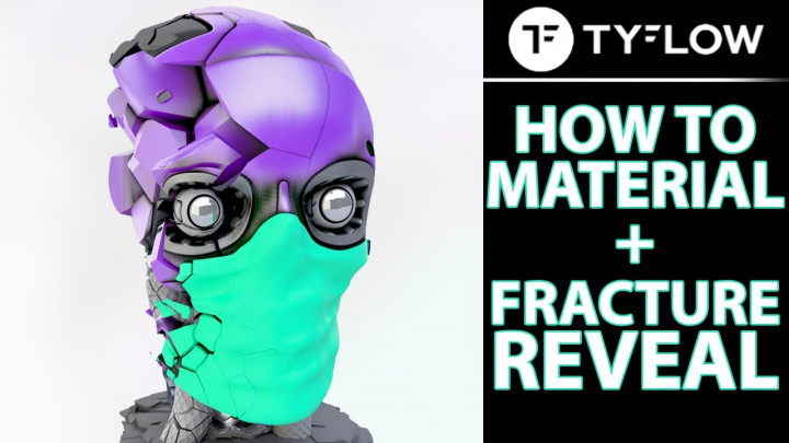 Material + Reveal | Tyflow – Easy