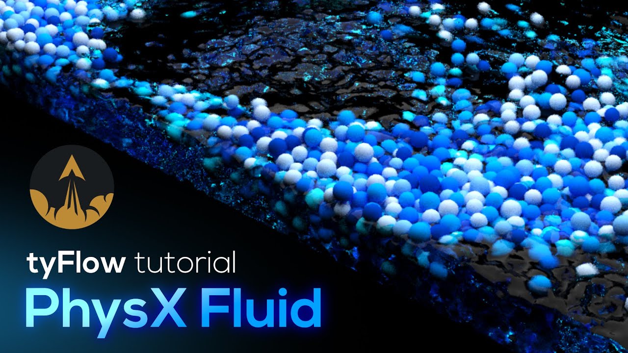 NEW PhysX Fluid tyFlow Operator – Floating Objects Tutorial by #RedefineFX