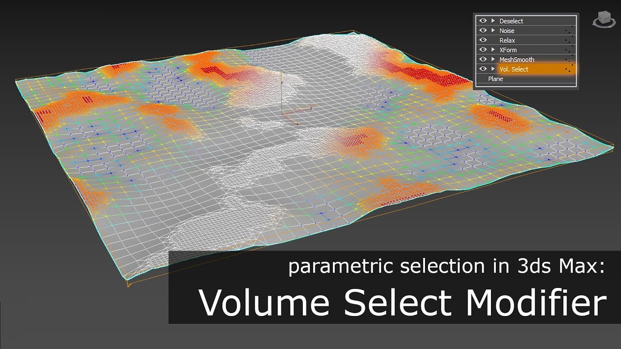 Parametric Selection + Modelling in 3ds Max: Volume Select