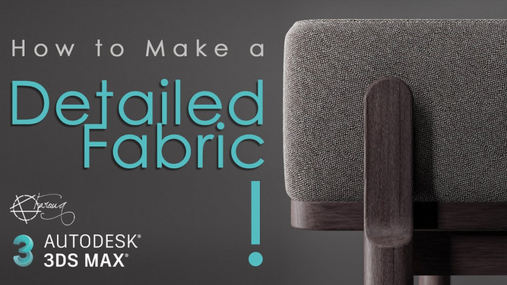 Realistic Fabric Material in 3ds Max – Easy Method | Corona Renderer