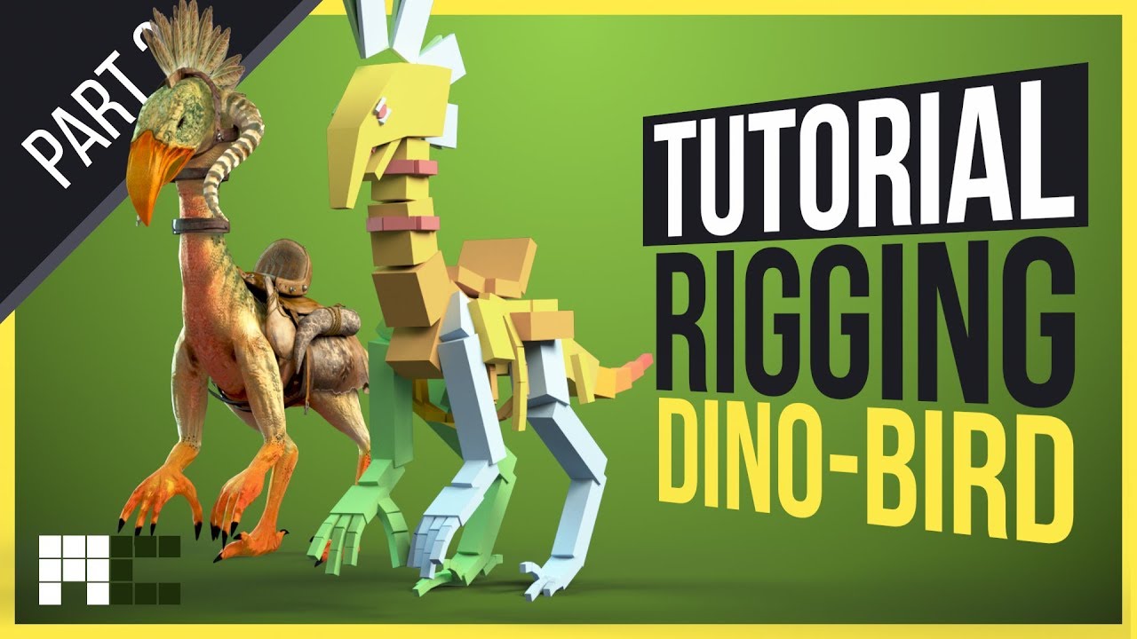 Rigging Dino-Bird (Props) – 3ds Max CAT Rigging Tutorial