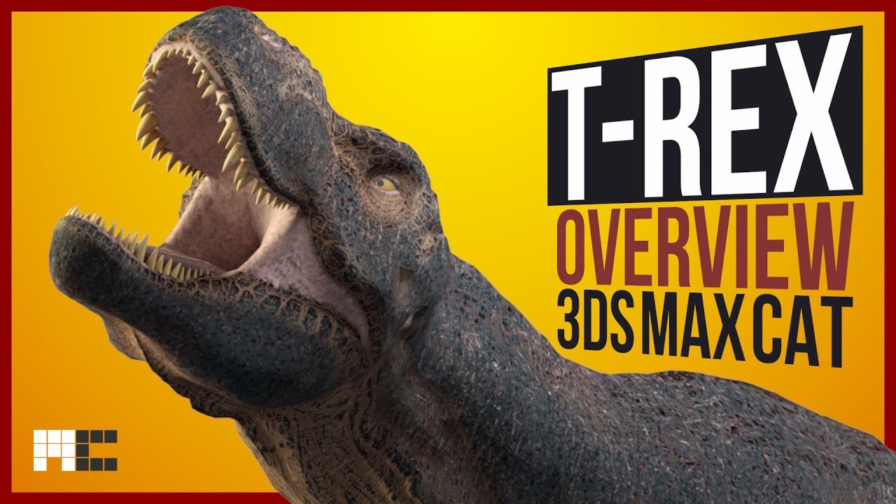 T Rex Rig – 3ds Max CAT Rig Overview