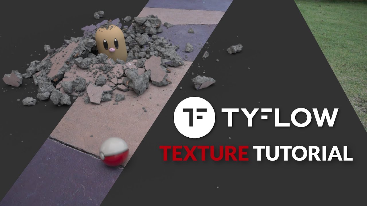 Texturing using live footage | tyFlow Tutorial