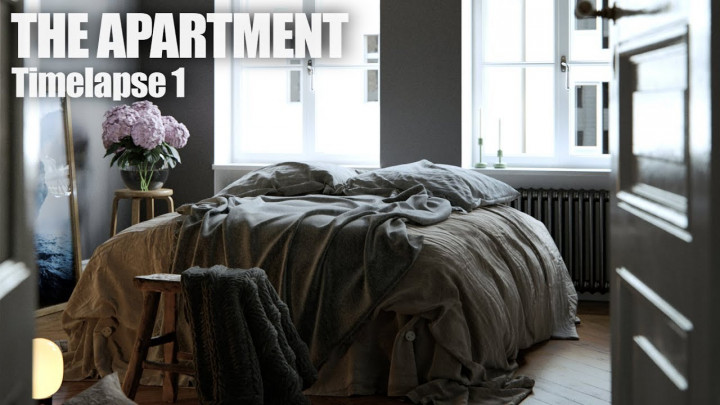 The Apartment timelapse (3ds Max + V-Ray) 6 Part Series Playlist