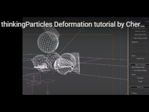 thinkingParticles Deformation tutorial by Michael Rif