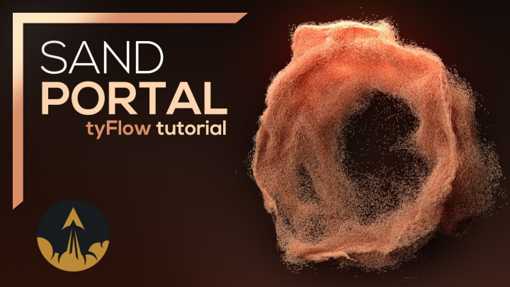 #tyFlow Sand Portal Tutorial in 3Ds Max #RedefineFX