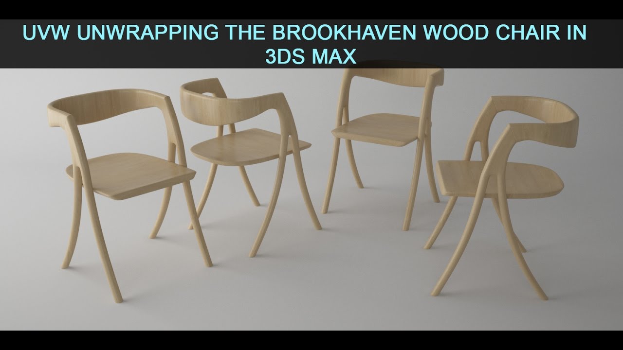 Unwrapping the Brookhaven Wood Chair in 3ds Max