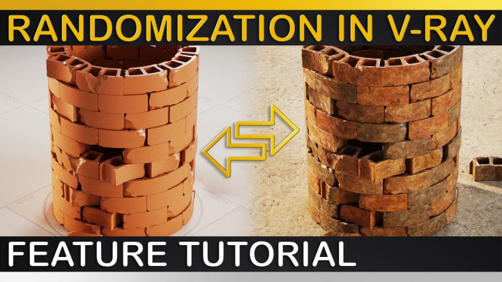 V-Ray | How to RANDOMIZE your models | UVWRandomizer, Triplanar, Stochastic Tiling, MultiSubTex