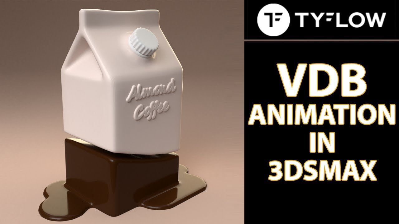 VDB Animation Milk Coffee