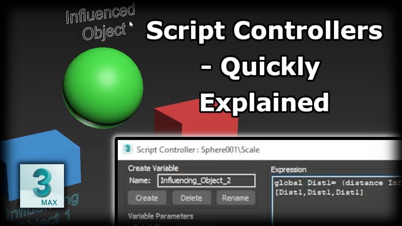 3dsMax’s Script Controllers – Explained In 3 Minutes