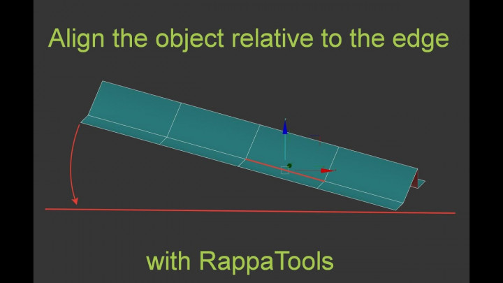 Dark Max  54 – Align the object relative to the edge with RappaTools