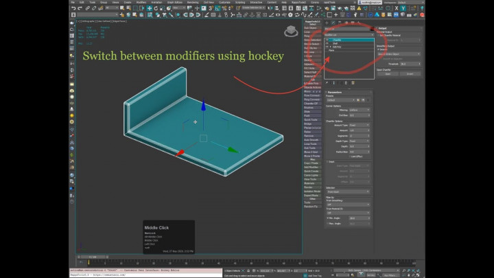 Dark Max  50 – Switch between modifiers using hockey