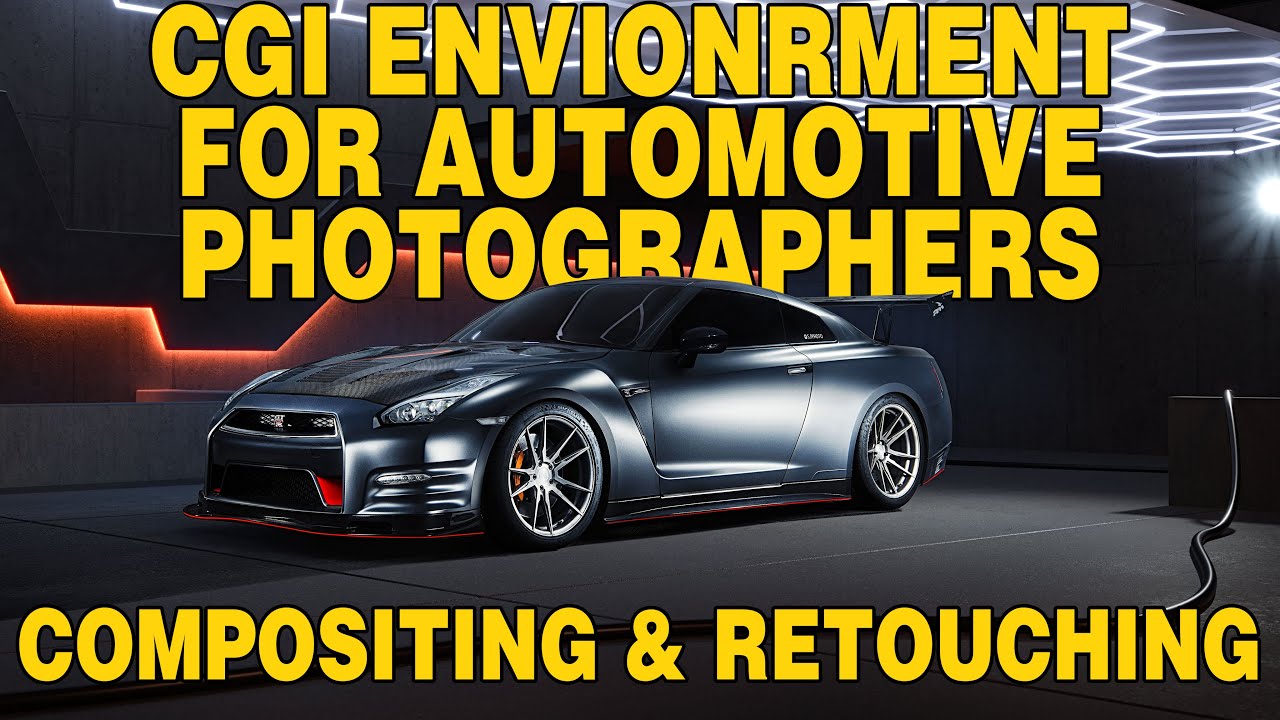 CGI Environment For Automotive Photography – Compositing & Retouching