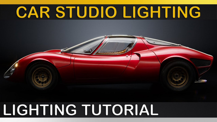 V-Ray | Simple CAR STUDIO LIGHTING Setup