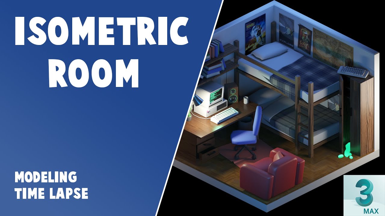 Isometric Room – Time-lapse