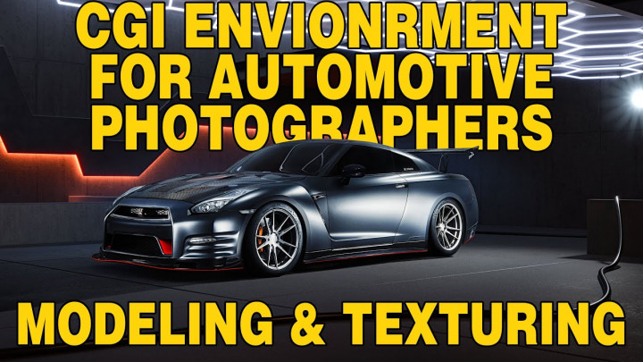 CGI Environment For Automotive Photography – Modeling & Texturing