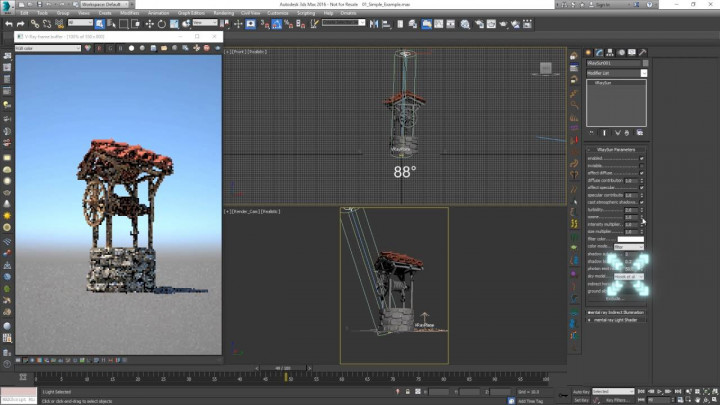 V-Ray for 3ds Max – Quick Tutorial: Sun and Sky