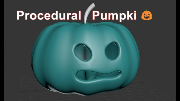 Dark Max  66 procedural pumpkin