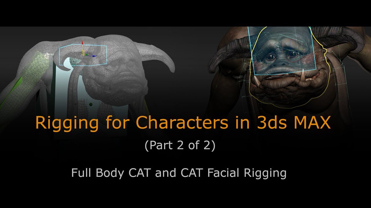 Rigging For Characters In 3ds MAX – Full Body CAT And CAT Facial ...