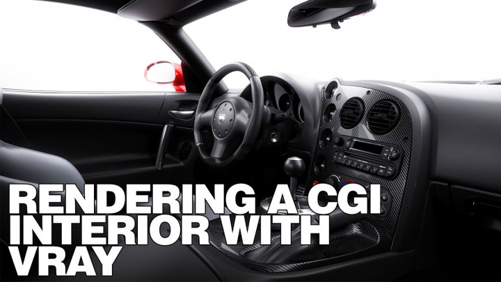 How to Render an Automotive Interior with Vray