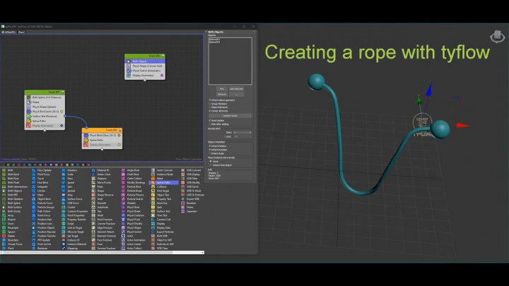 Dark Max  52 – Creating a rope with tyflow