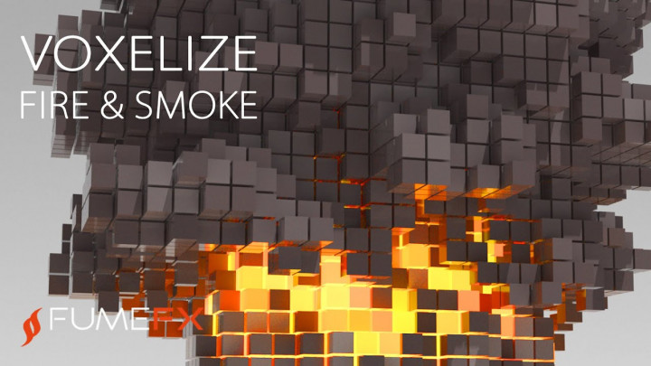 FumeFX Voxelize Fire and Smoke in 3ds max Tutorial