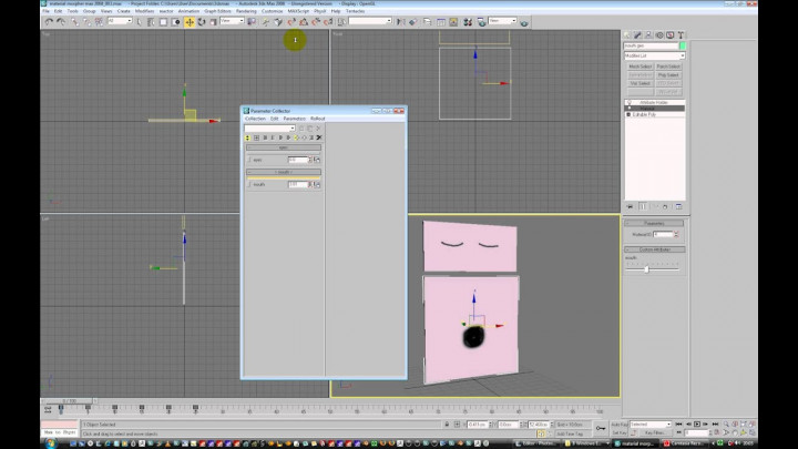 ***Not For Children*** 3dsmax parameter collector quick look